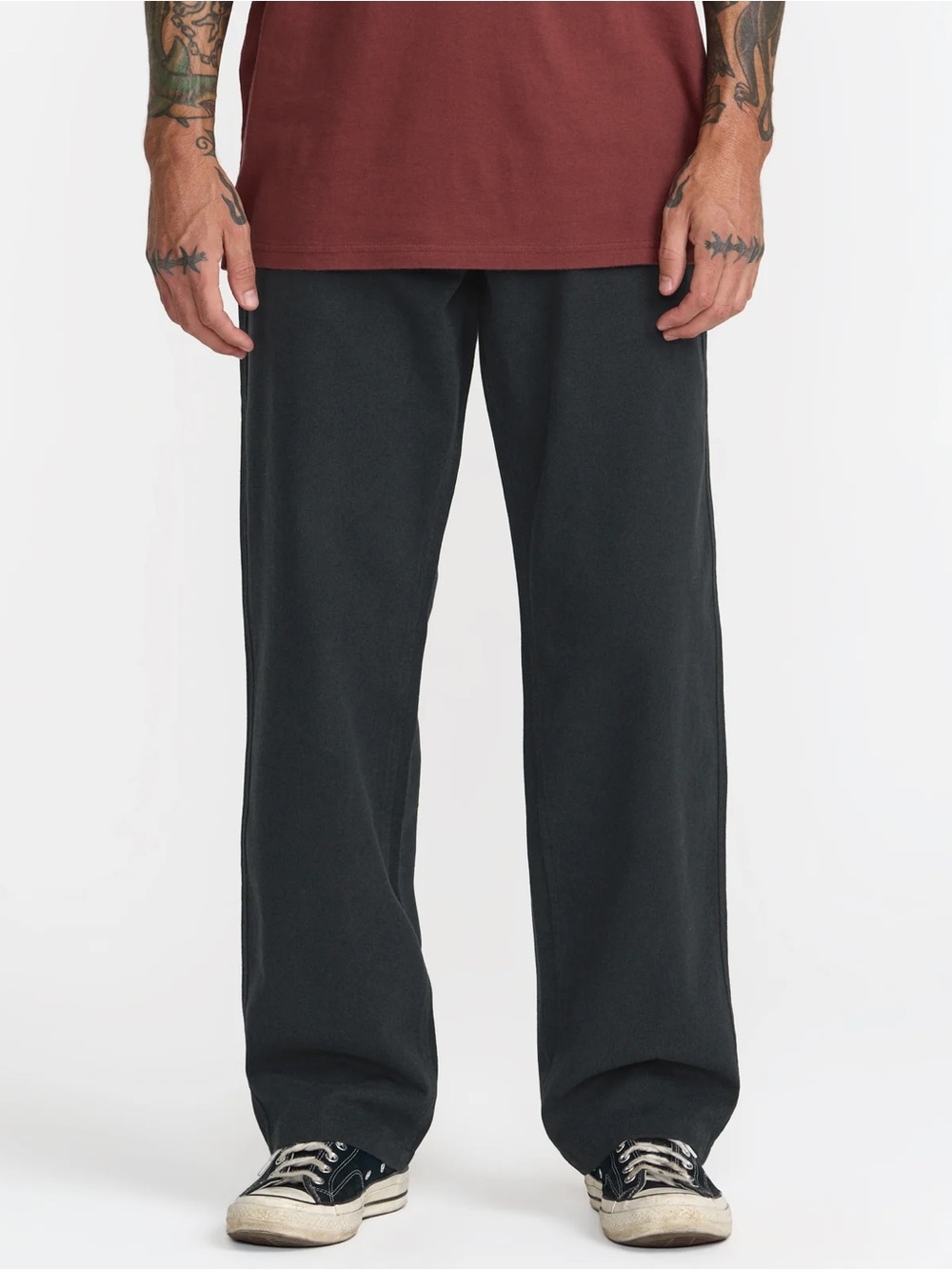 RVCA Americana Fit Chinos in Black- unworn
